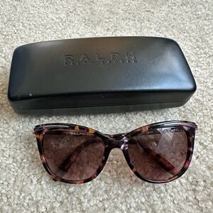 Ralph Lauren Women's Brown and Pink Sunglasses